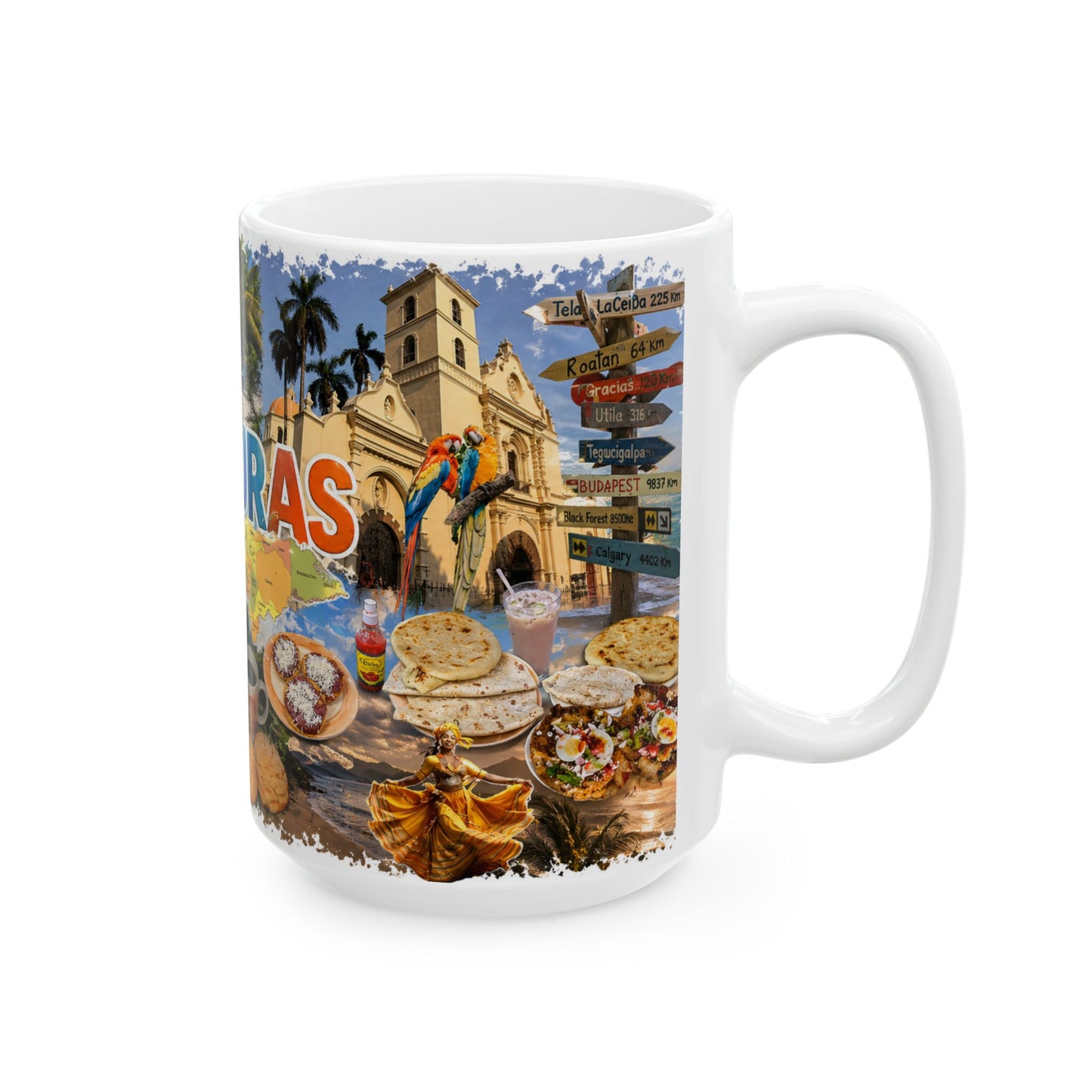 Taza "Honduras: Sabor y Naturaleza" - Colección Herencia Catracha (11oz, 15oz)