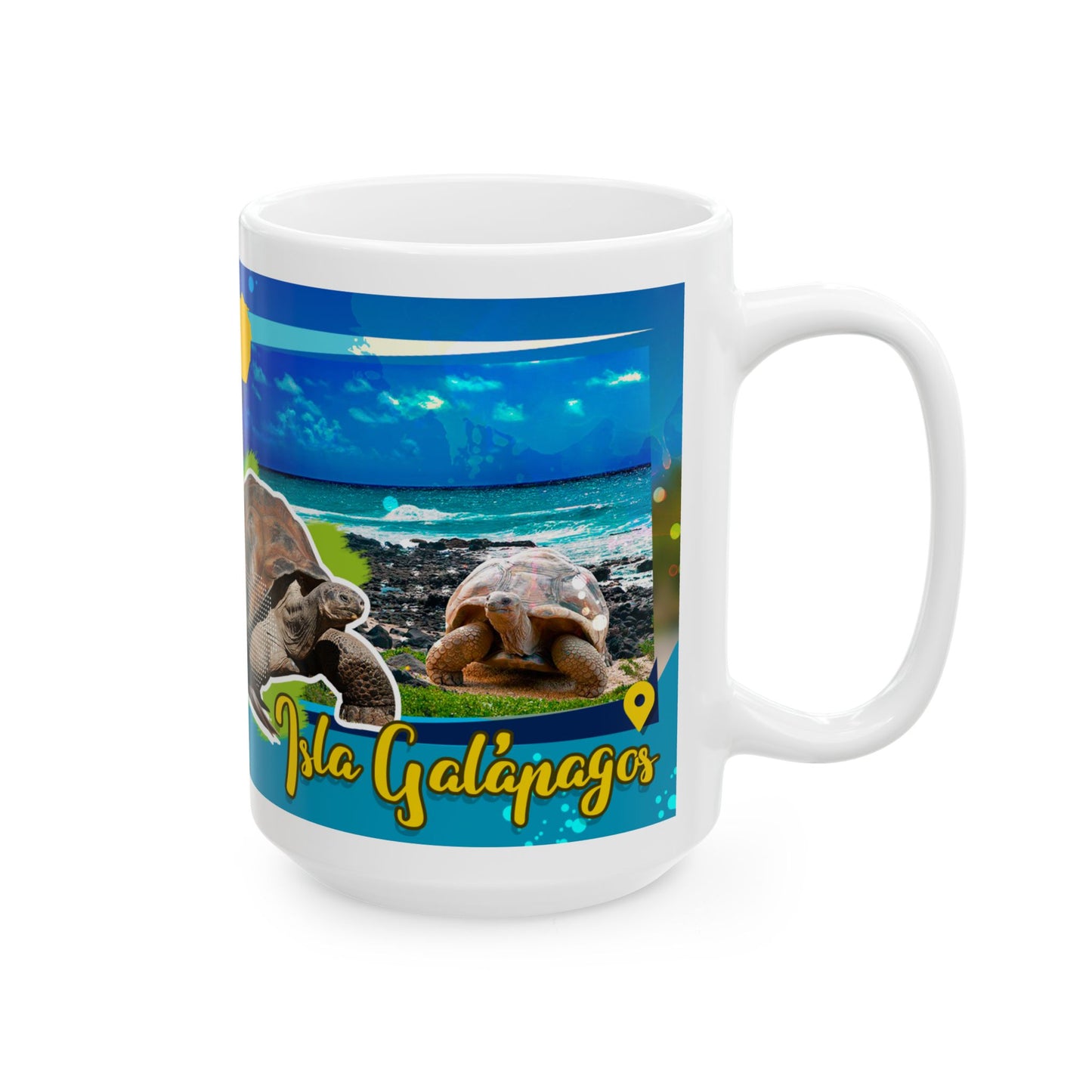 Galápagos Islands Wildlife Ceramic Mug - Ecuador Island Souvenir - Taza Ecuador (11oz, 15oz)