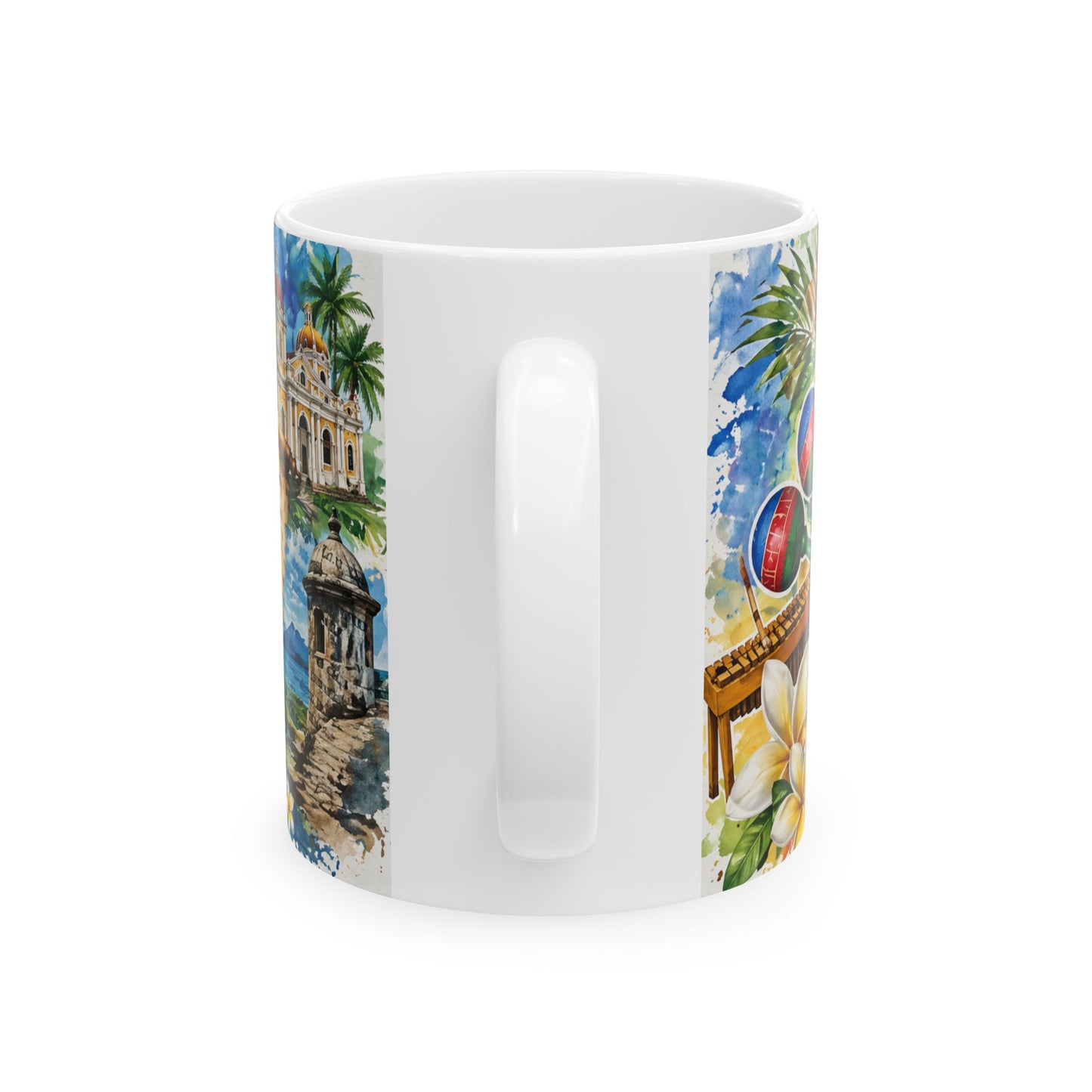 Taza "Folclore Nica" - El Güegüense y Sonidos de Mi Tierra (11oz, 15oz)