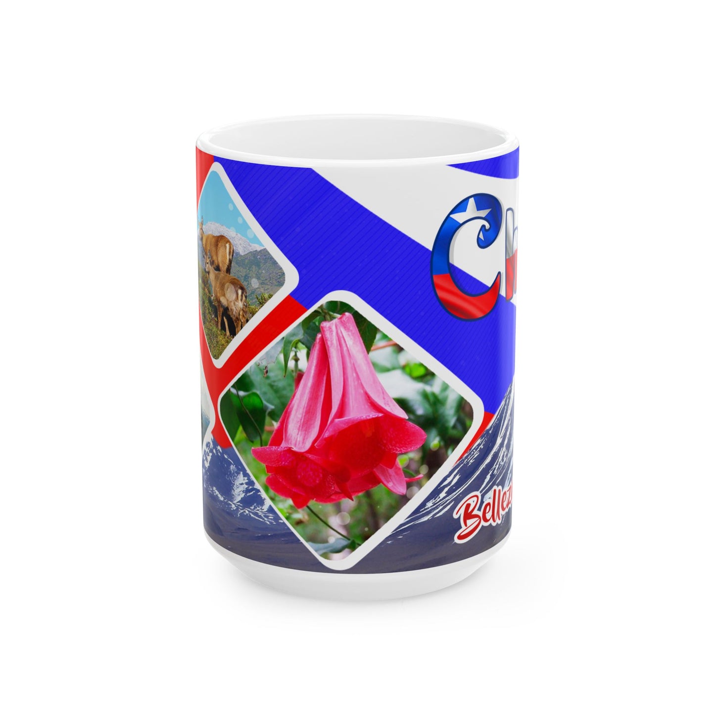Taza "Chile: Belleza Natural" - Edición Cordillera & Fauna (11oz, 15oz)