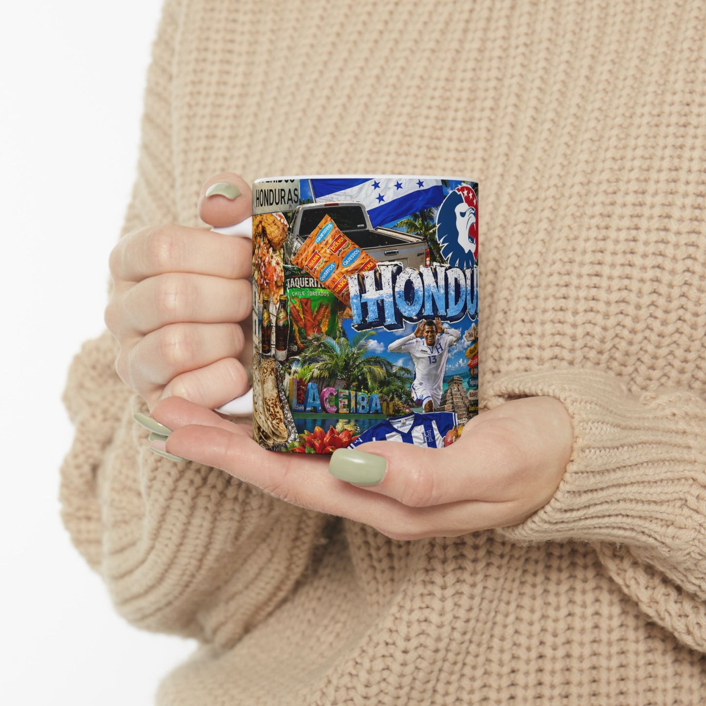 Taza "Honduras: Pasión y Garra" - Edición Selección & Orgullo (11oz, 15oz)