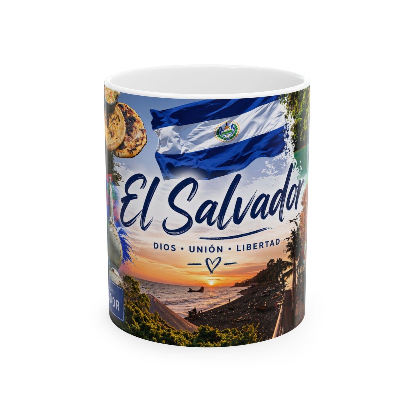 Taza "El Salvador: Destinos & Tradición" - Edición Paisaje Real (11oz, 15oz)