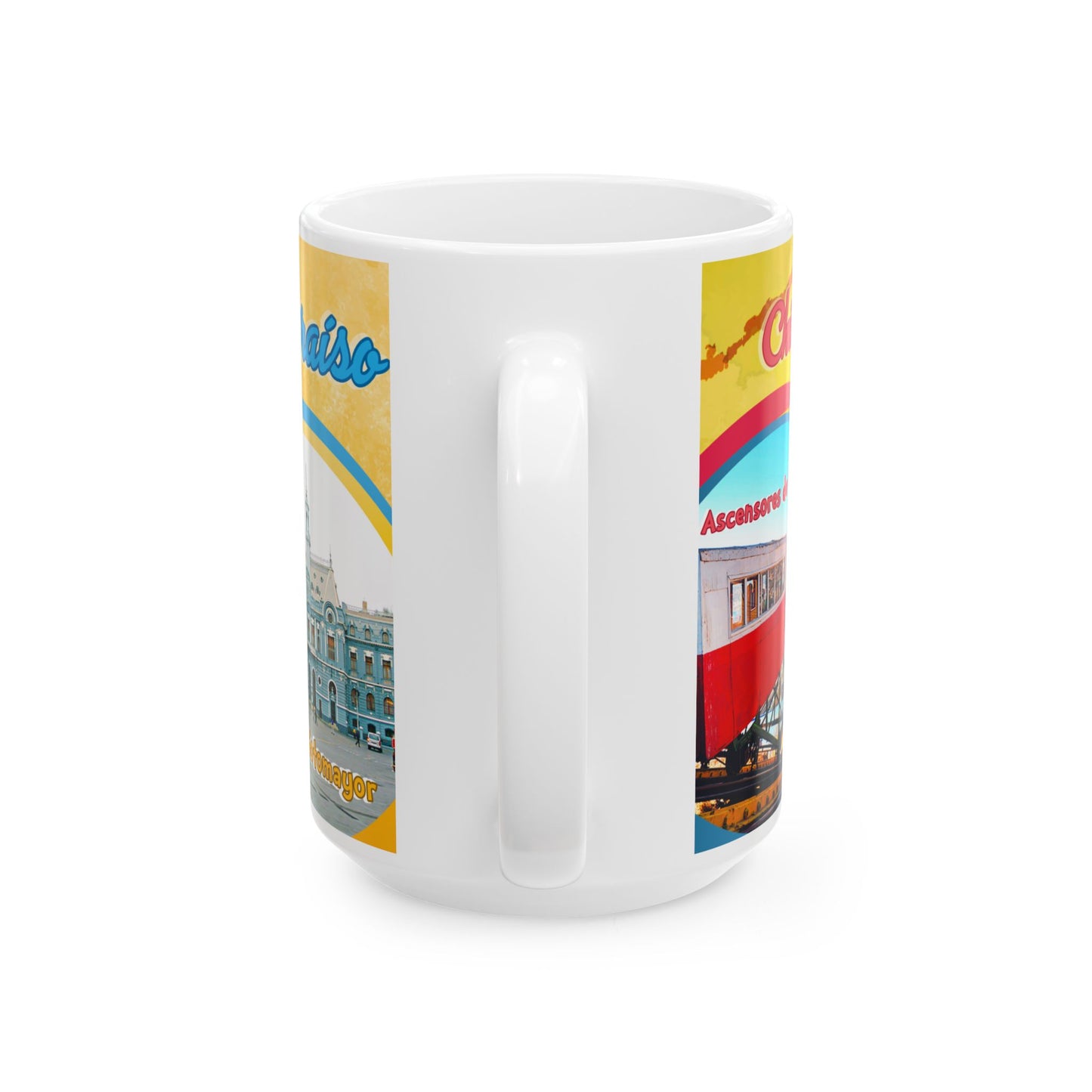Taza "Valparaíso: Puerto de Colores" - Patrimonio de Chile (11oz, 15oz)
