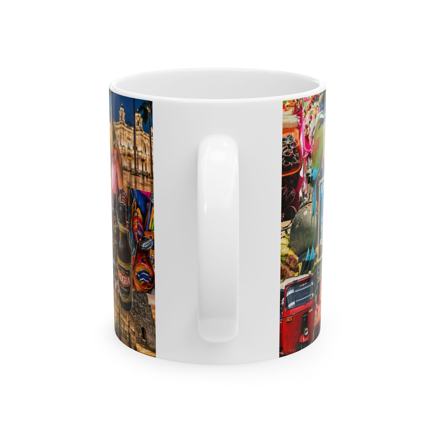 Taza "El Salvador: Sabor y Color" - Edición Collage Cuscatleco (11oz, 15oz)
