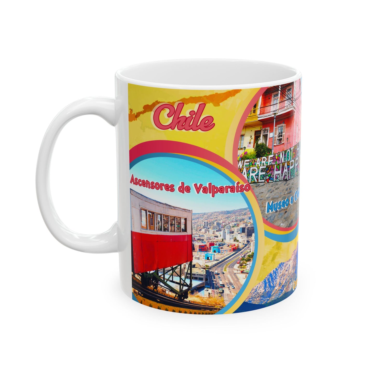 Taza "Valparaíso: Puerto de Colores" - Patrimonio de Chile (11oz, 15oz)
