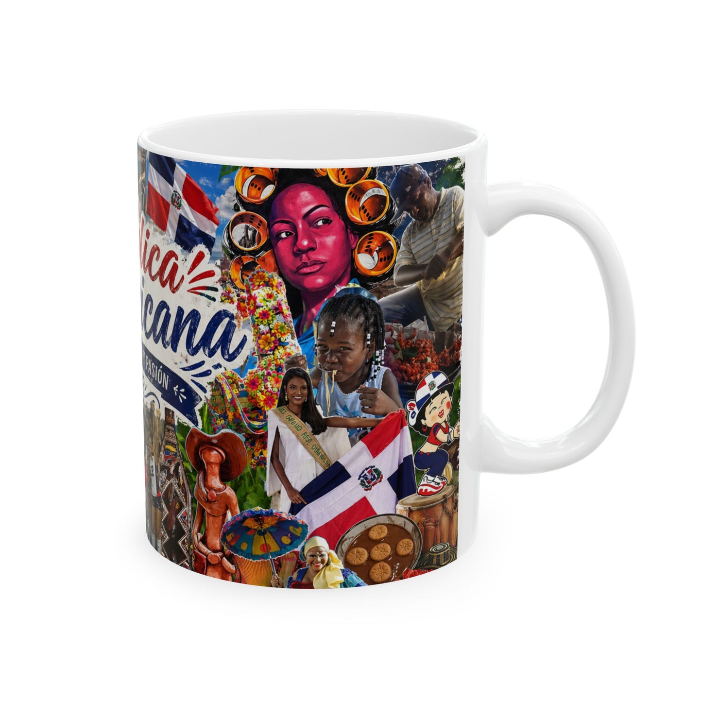 Taza "Orgullo Dominicano" - Edición Ritmo y Sabor (11oz, 15oz)