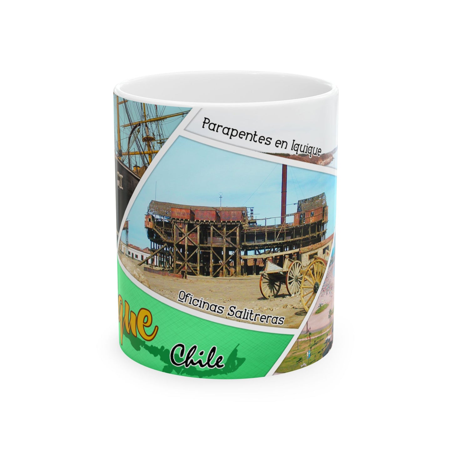 Taza "Iquique: Desierto y Aventura" - Tesoros del Norte de Chile (11oz, 15oz)