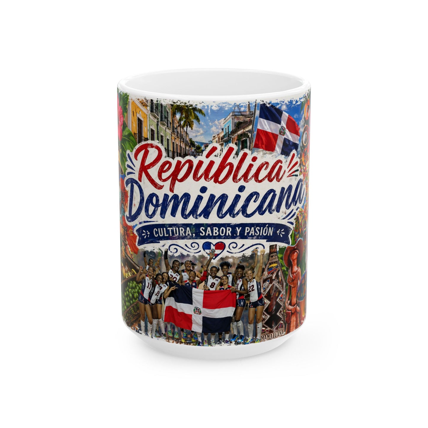 Taza "Orgullo Dominicano" - Edición Ritmo y Sabor (11oz, 15oz)