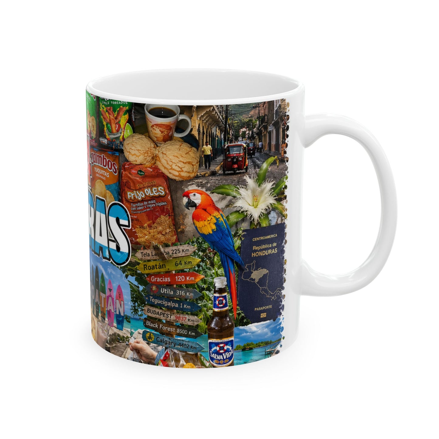 Taza "Honduras 504" - Edición Especial Sabores & Tradición (11oz, 15oz)