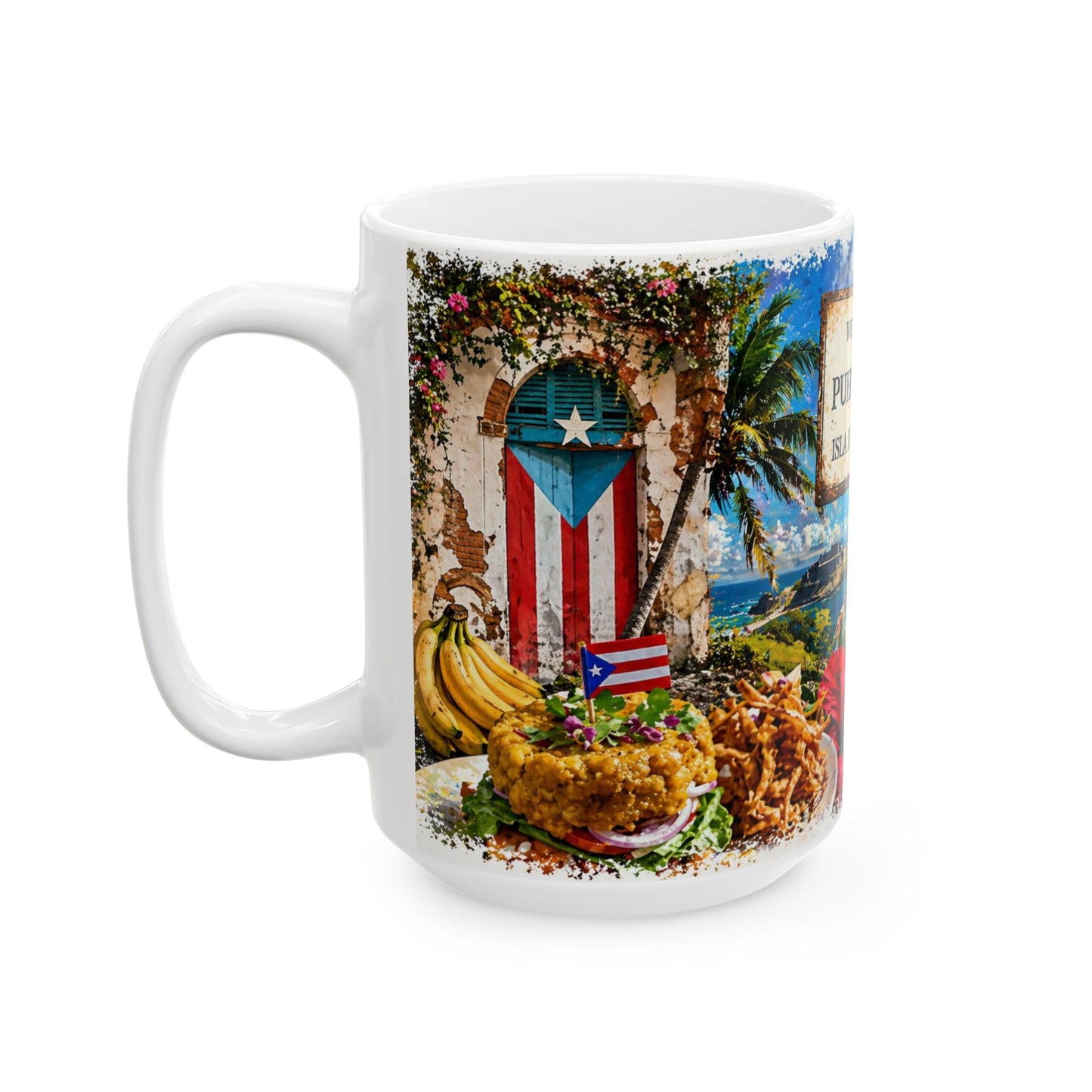 Taza "Atardecer en el Viejo San Juan" - Edición Puerto Rico (11oz, 15oz)