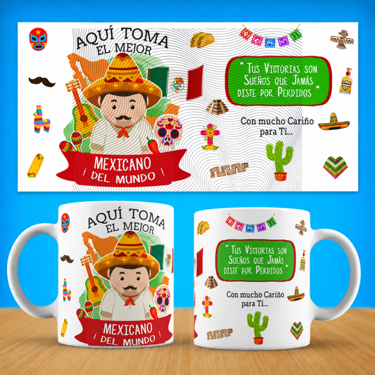 Mexican Pride Ceramic Mug – ¡Orgullo Mexicano! (11oz, 15oz)
