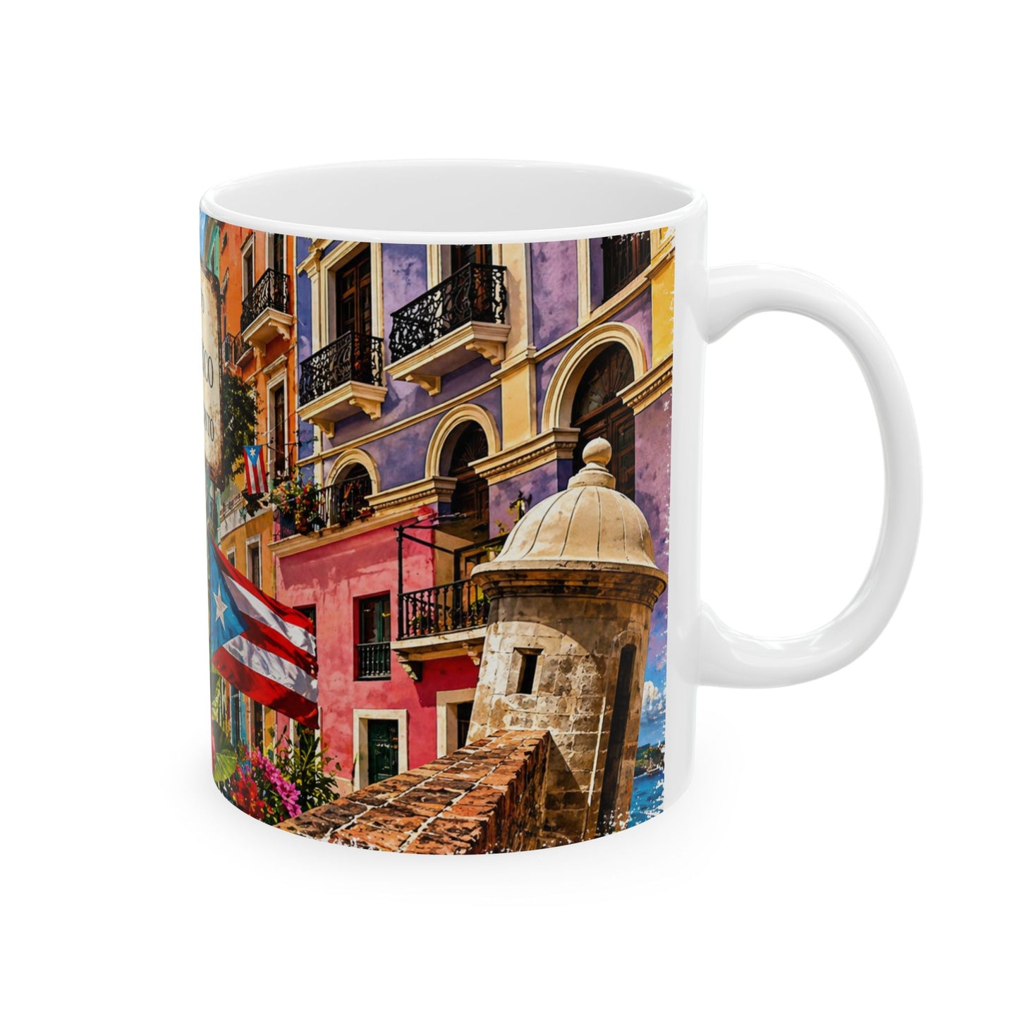Taza "Atardecer en el Viejo San Juan" - Edición Puerto Rico (11oz, 15oz)
