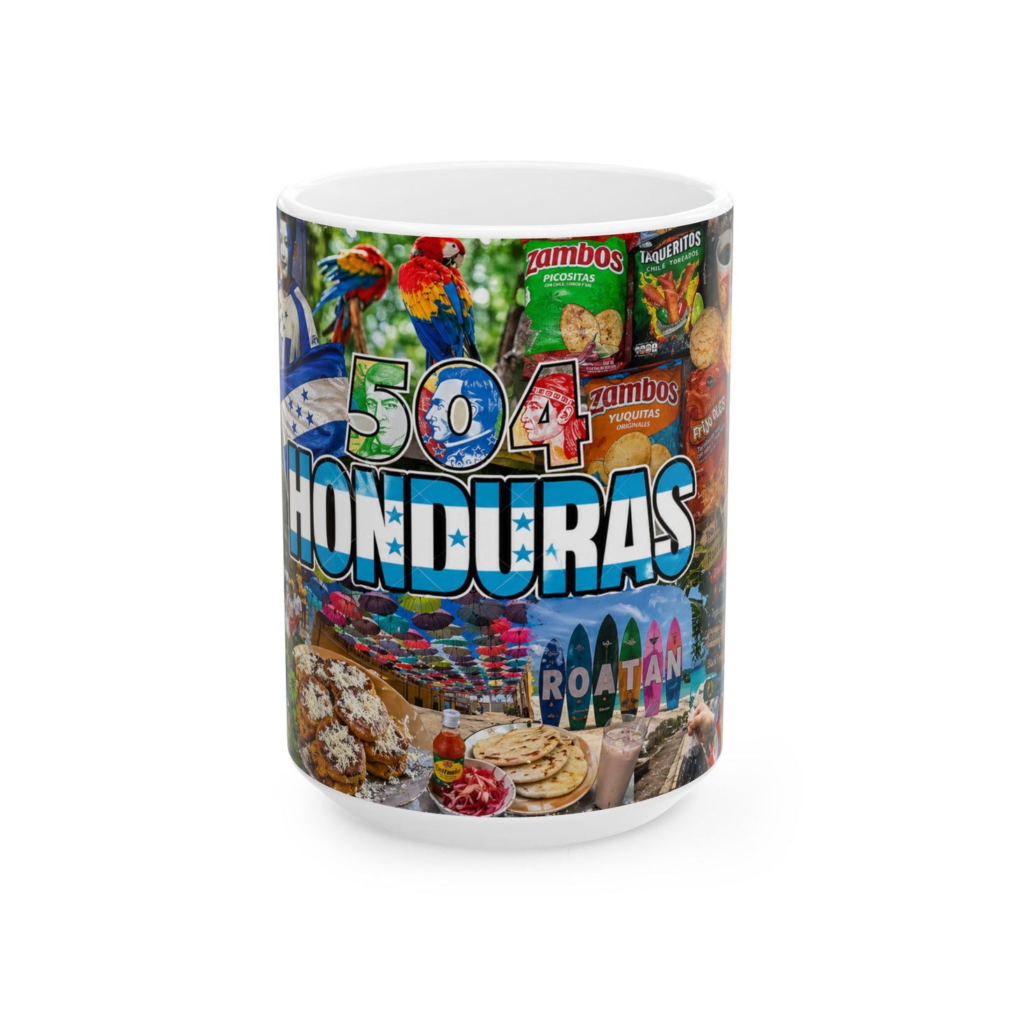 Taza "Honduras 504" - Edición Especial Sabores & Tradición (11oz, 15oz)
