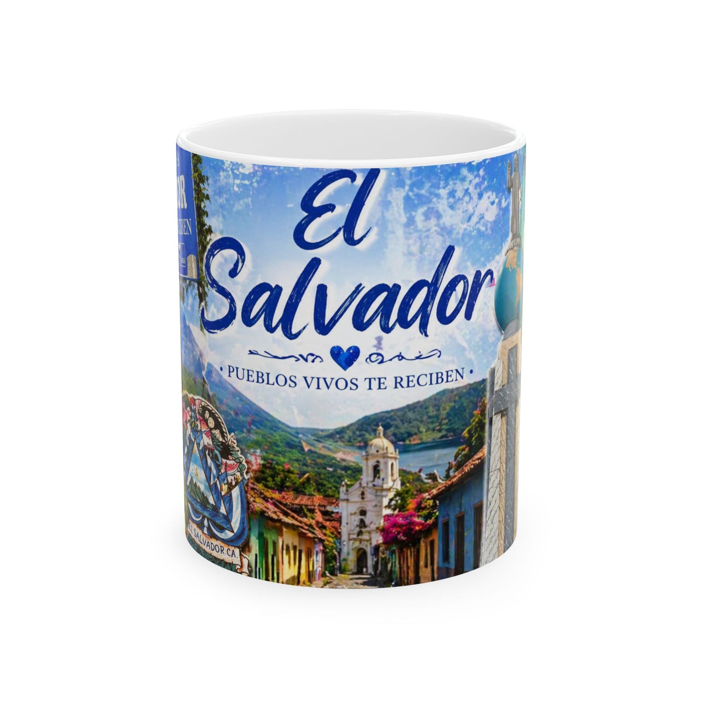 Taza "El Salvador: Pueblos Vivos" - Orgullo y Tradición (11oz, 15oz)