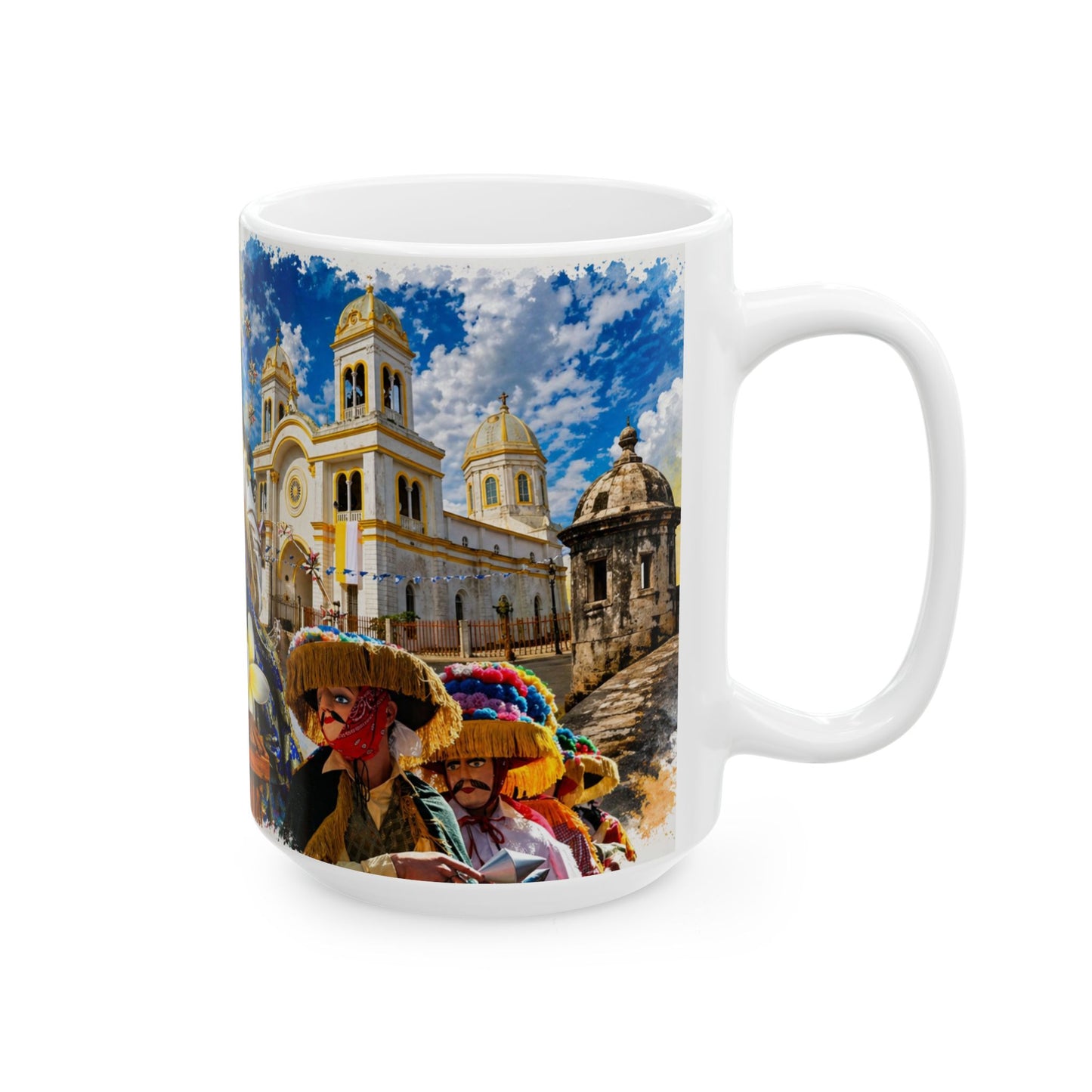 Taza "La Purísima" - Fe, Folclore y Orgullo Nicaragüense (11oz, 15oz)