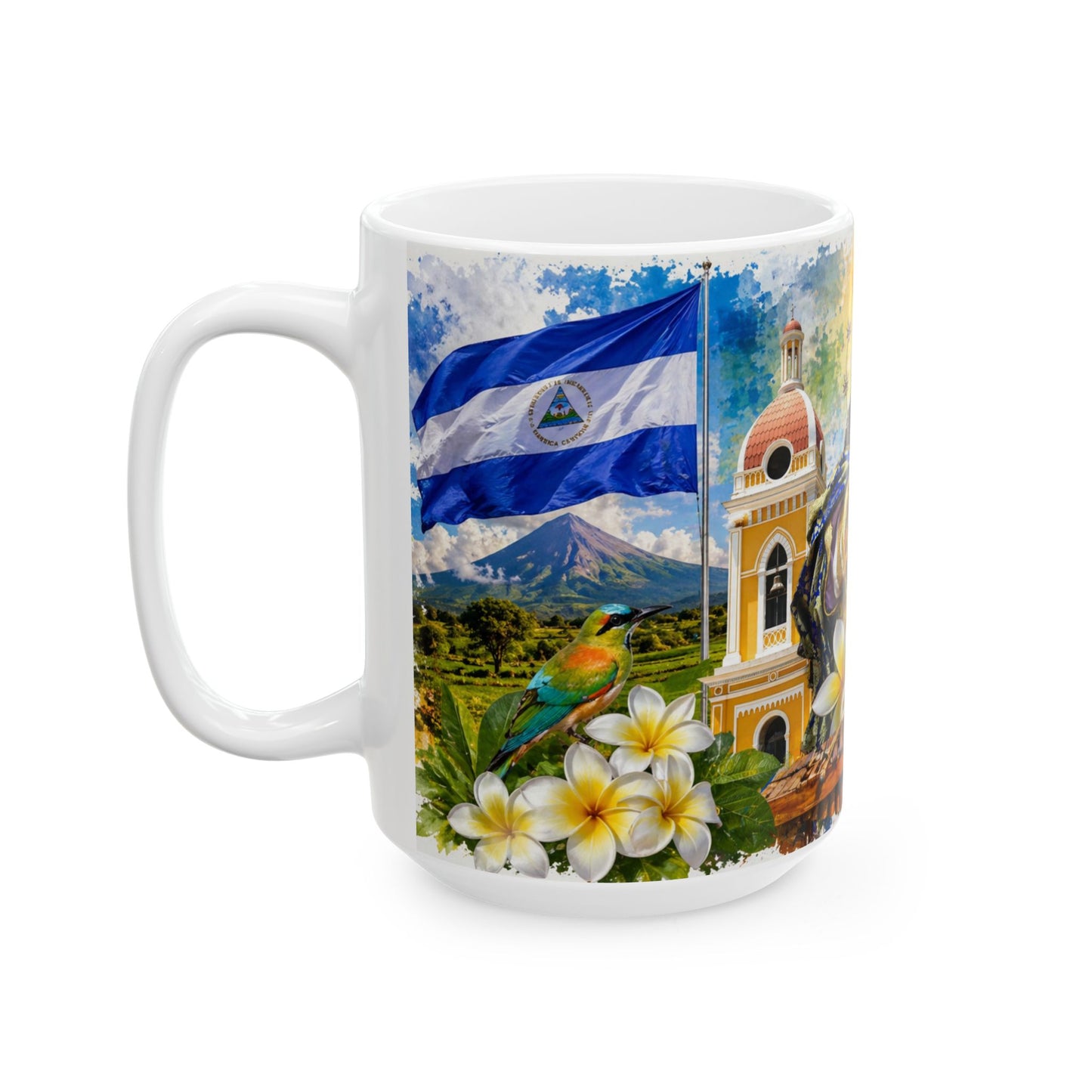 Taza "La Purísima" - Fe, Folclore y Orgullo Nicaragüense (11oz, 15oz)