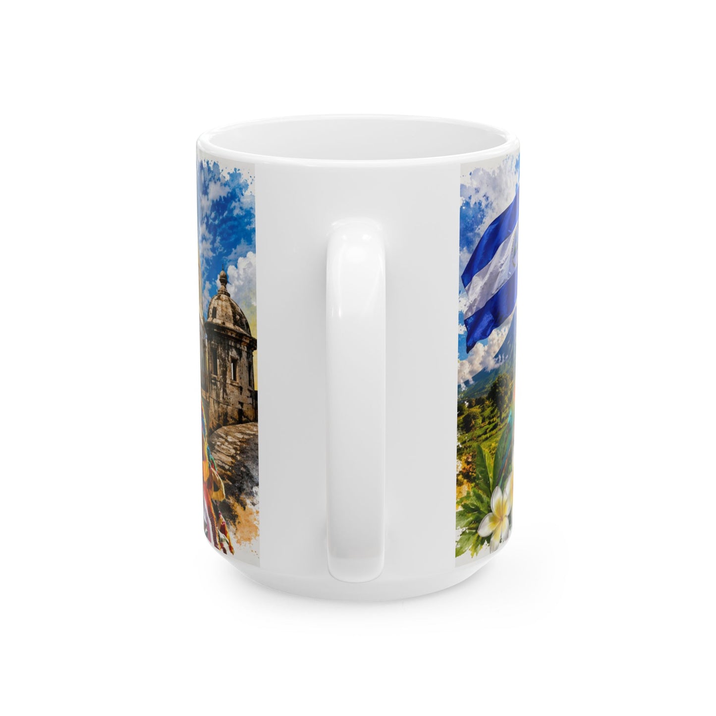 Taza "La Purísima" - Fe, Folclore y Orgullo Nicaragüense (11oz, 15oz)