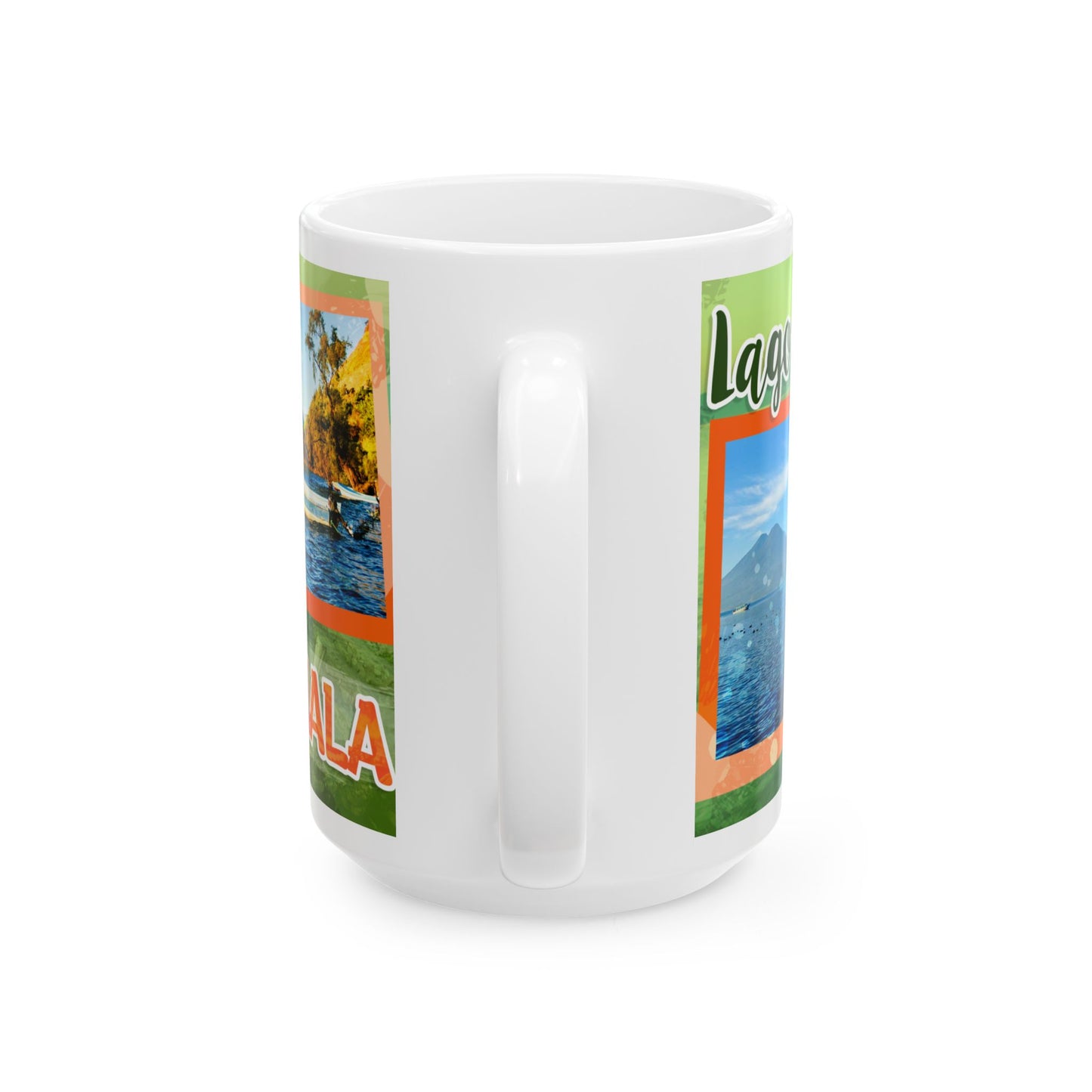Guatemala Atitlán Ceramic Mug – Lake Atitlán Souvenir Coffee Cup (11oz/15oz)