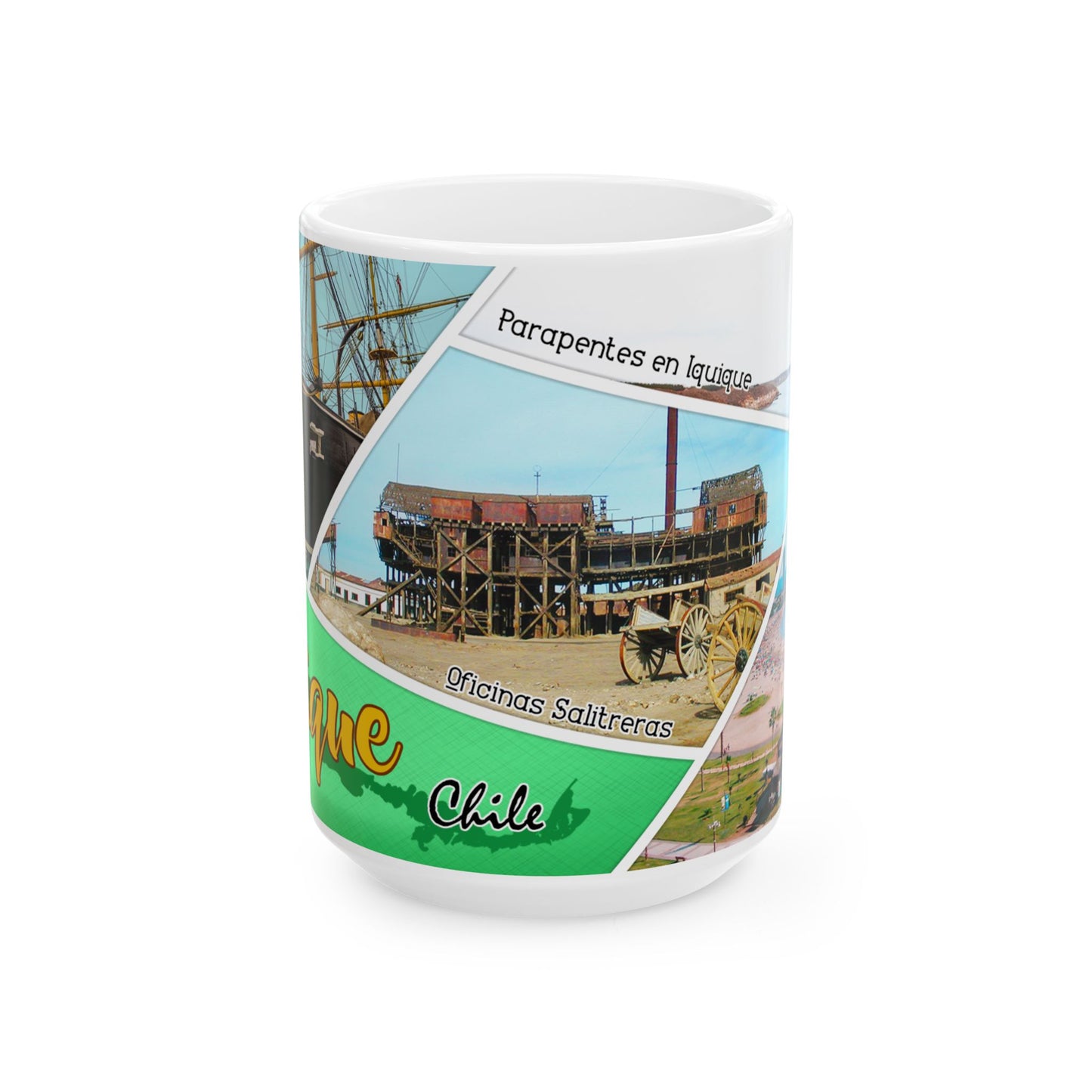 Taza "Iquique: Desierto y Aventura" - Tesoros del Norte de Chile (11oz, 15oz)