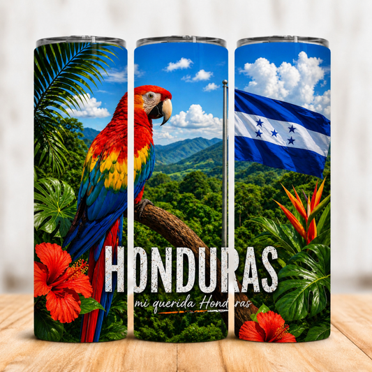 Vaso Térmico Honduras Mi Querida Honduras con Pajita 20oz