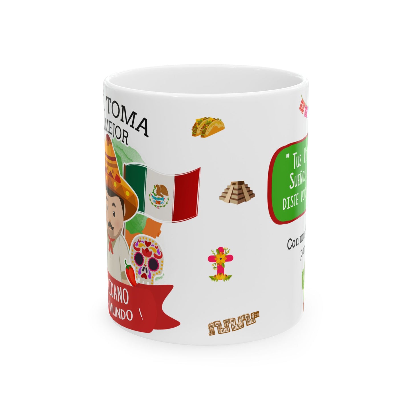 Mexican Pride Ceramic Mug – ¡Orgullo Mexicano! (11oz, 15oz)