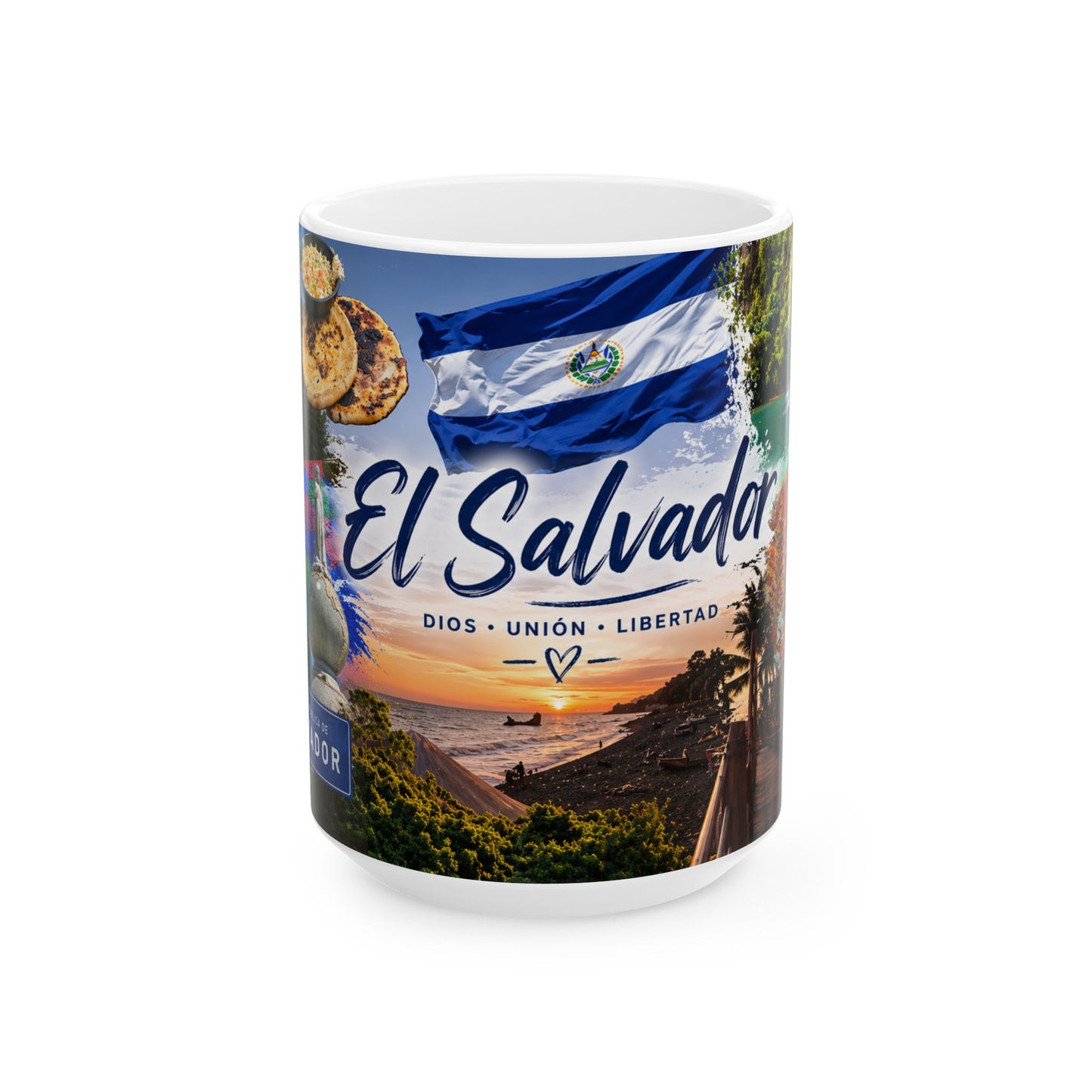 Taza "El Salvador: Destinos & Tradición" - Edición Paisaje Real (11oz, 15oz)