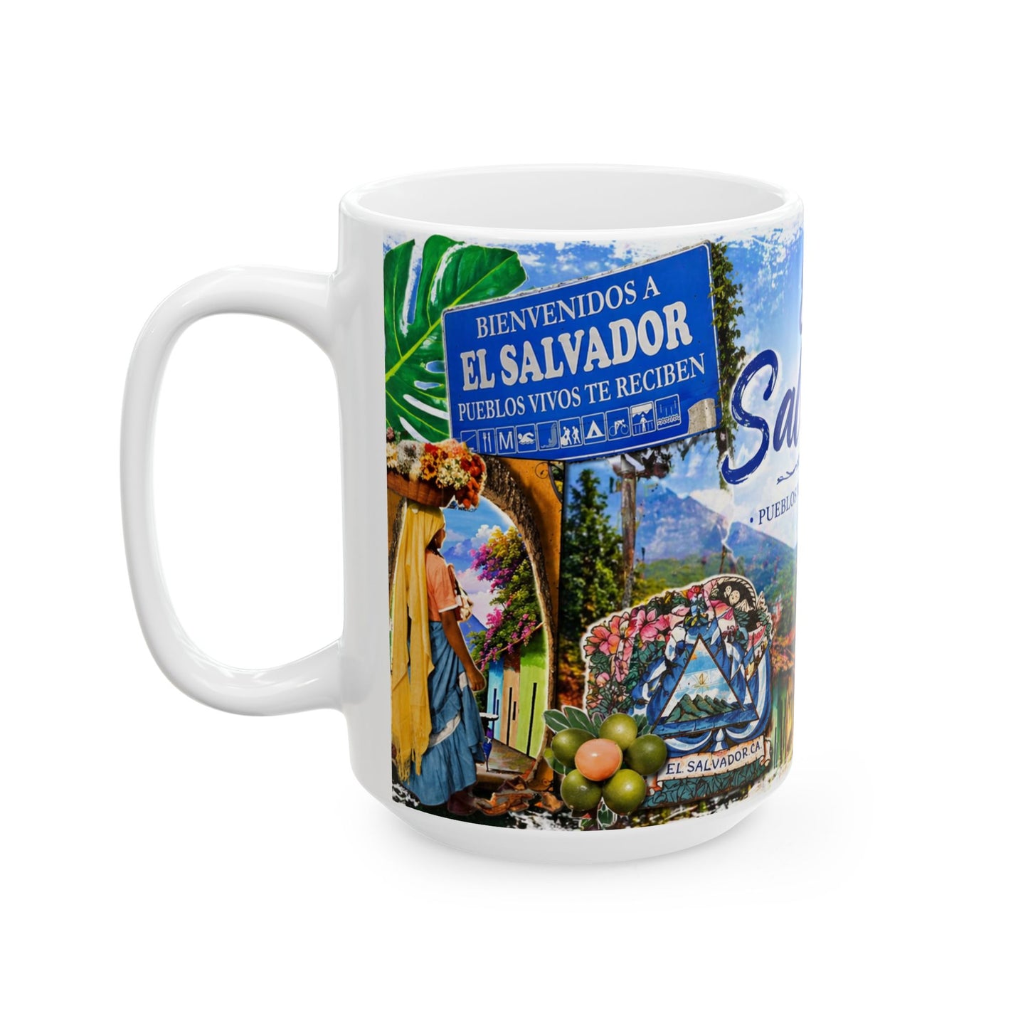 Taza "El Salvador: Pueblos Vivos" - Orgullo y Tradición (11oz, 15oz)