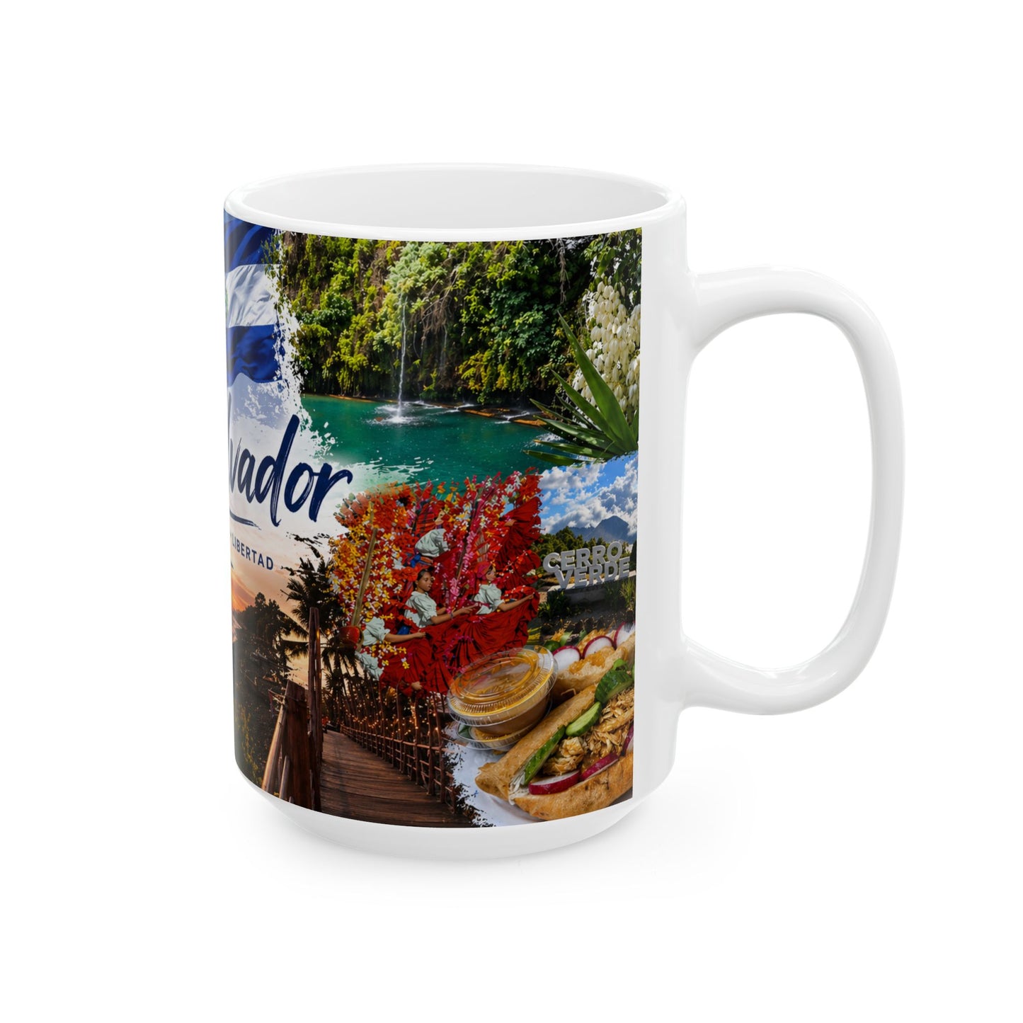 Taza "El Salvador: Destinos & Tradición" - Edición Paisaje Real (11oz, 15oz)