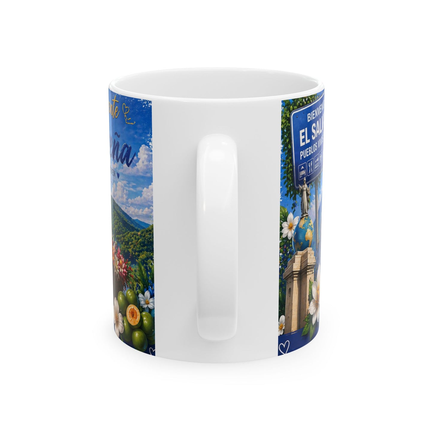 Taza "Orgullosamente Salvadoreña" - Edición Nostalgia y Patria (11oz, 15oz)