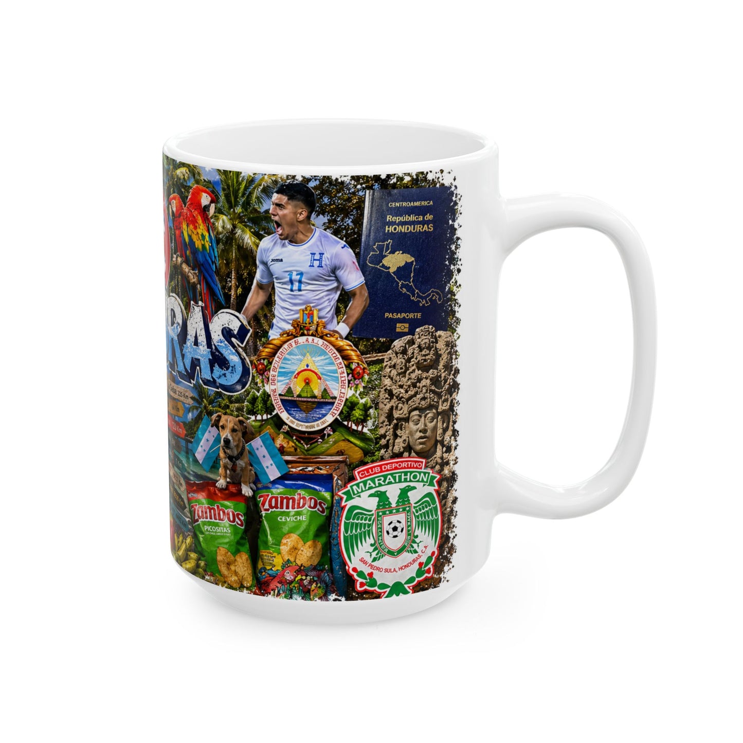 Taza "Honduras: Pasión y Garra" - Edición Selección & Orgullo (11oz, 15oz)