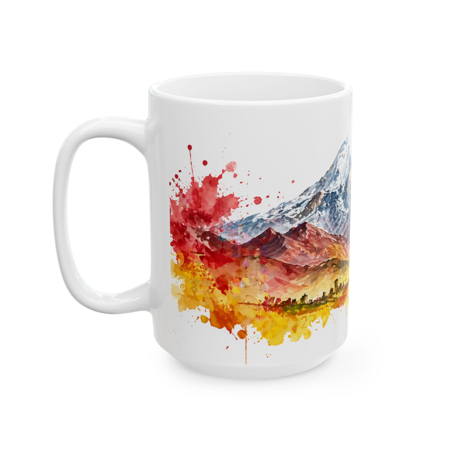 Taza Bolivia "Nevado Illimani" – Edición Artística en Acuarela - Bolivia Coffee Mug (11oz, 15oz)