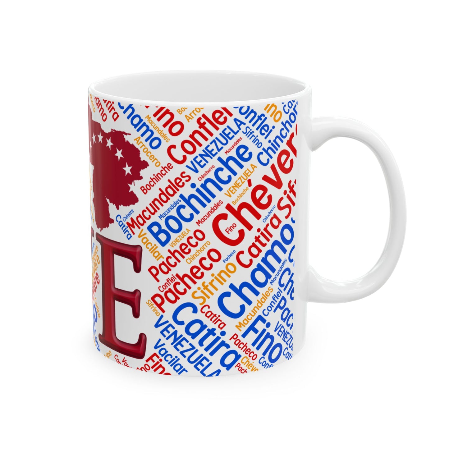 Love Venezuela Ceramic Mug – Venezuela Mug - Taza de Venezuela (11oz, 15oz)