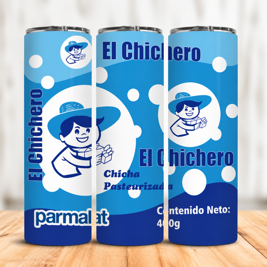 Vaso Térmico Chicha El Chichero Venezolano con Pajita 20oz