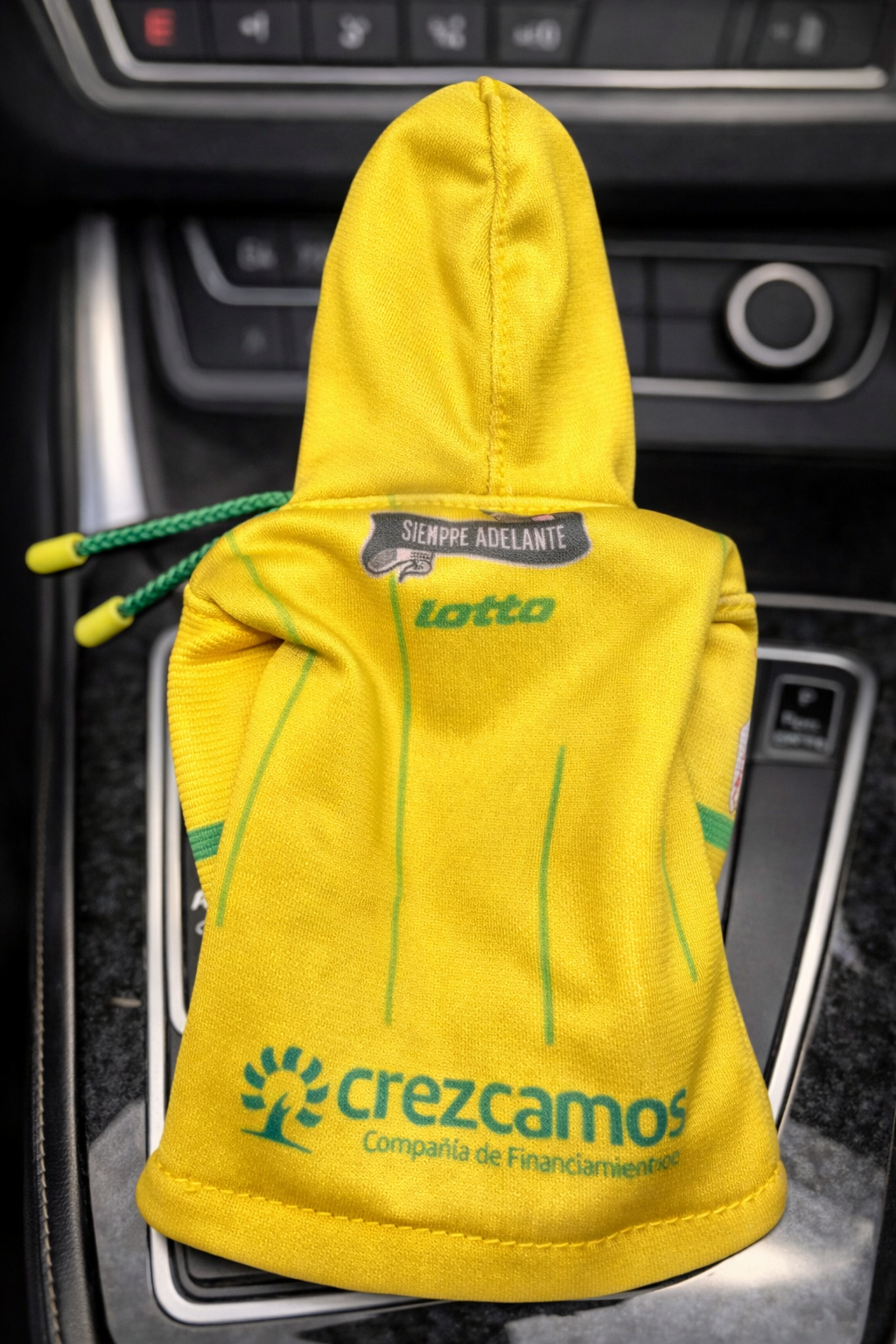 Mini Hoodie de Atlético Bucaramanga para Palanca de Cambios y Botellas