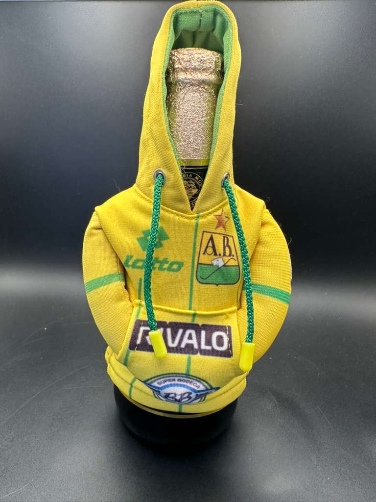 Mini Hoodie de Atlético Bucaramanga para Palanca de Cambios y Botellas