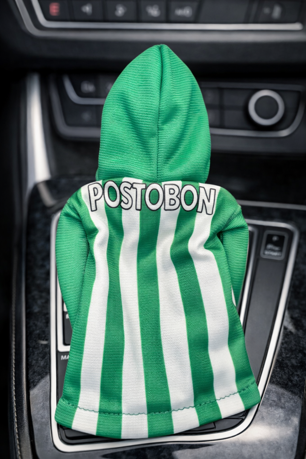 Mini Hoodie de Atlético Nacional para Palanca de Cambios y Botellas