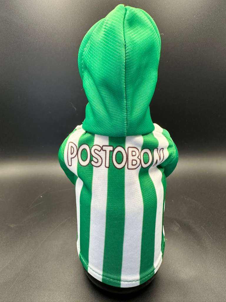 Mini Hoodie de Atlético Nacional para Palanca de Cambios y Botellas