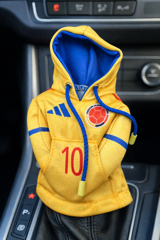 Mini Hoodie de la Selección de Colombia #10 James para Palanca de Cambios y Botellas
