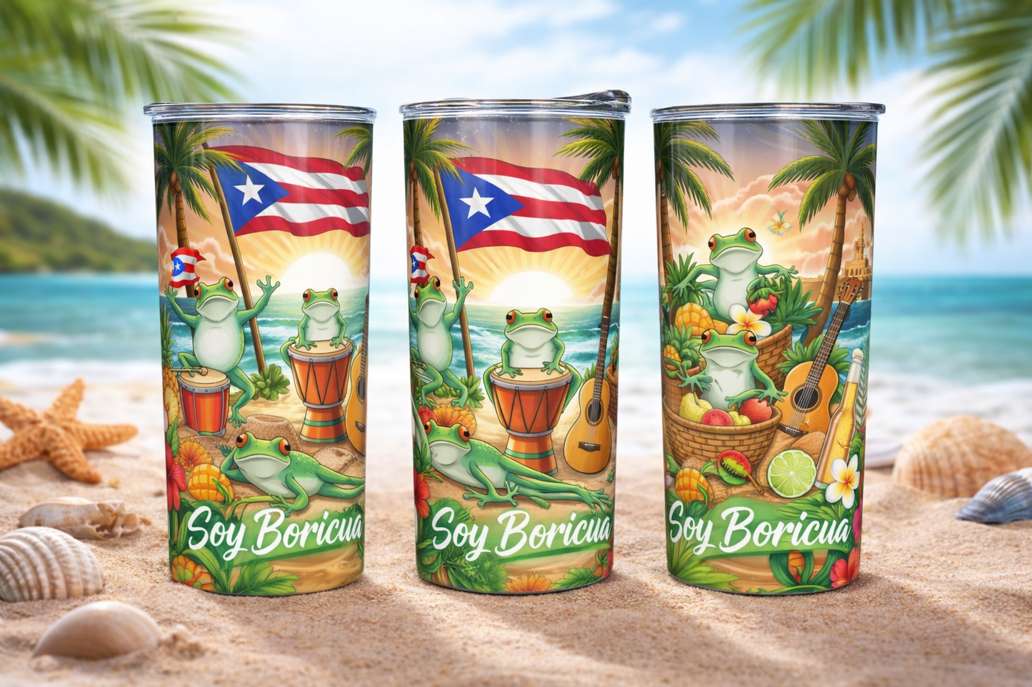 Tumbler Boricua 20oz – Stainless Steel | Puerto Rico Design. Boricua Tumbler 20oz – Puerto Rico Stainless Steel Cup