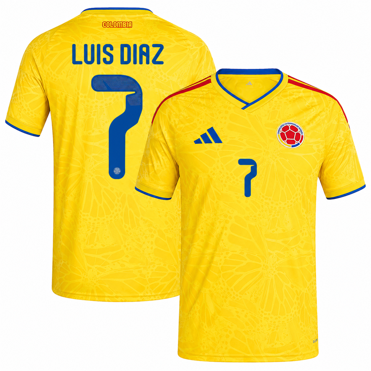 Jersey Colombia Fútbol 2026 - Slim Fit Calidad Premium - Luis Díaz