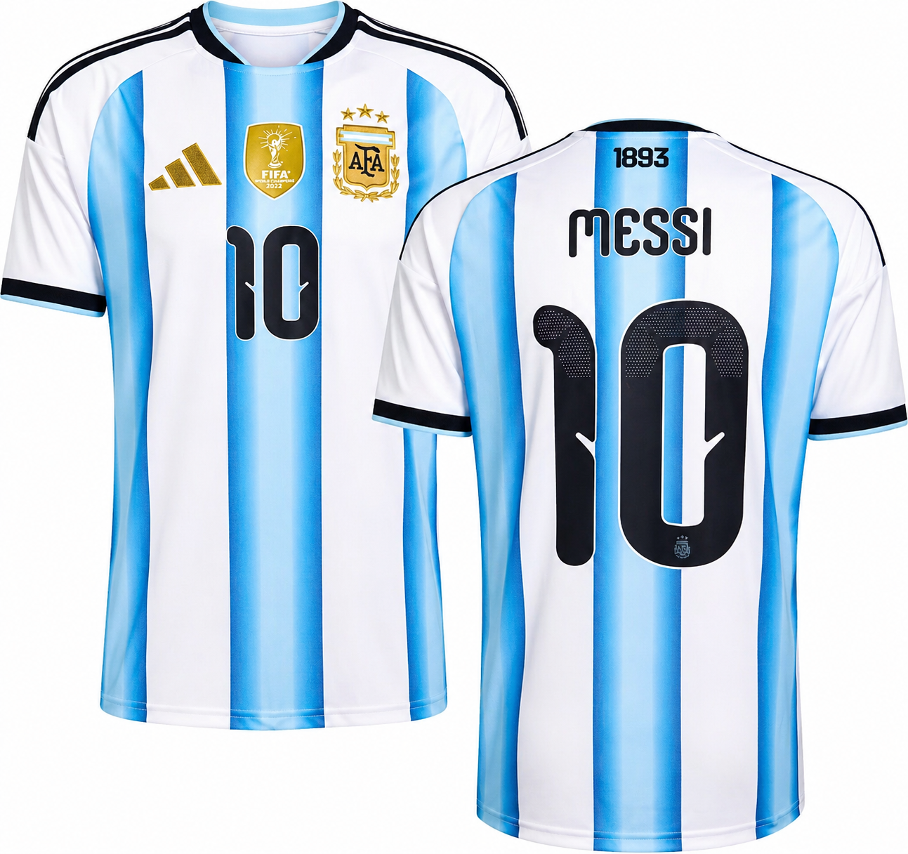 Jersey Argentina Fútbol 2026 - Slim Fit Calidad Premium - Messi