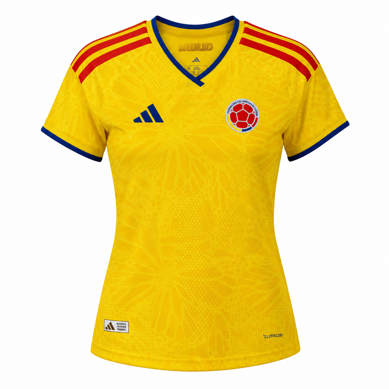 Jersey Colombia Amarillo Mujer - Estilo Urbano y Futbolero 2026