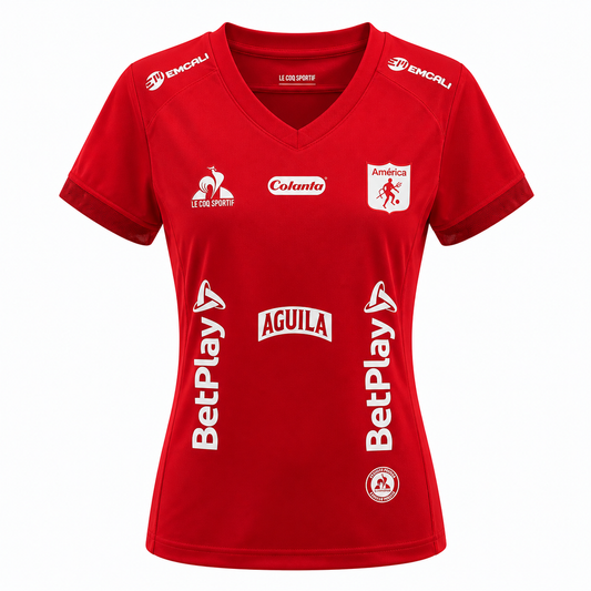 Camiseta América de Cali Local 2025 - (Versión Femenina)