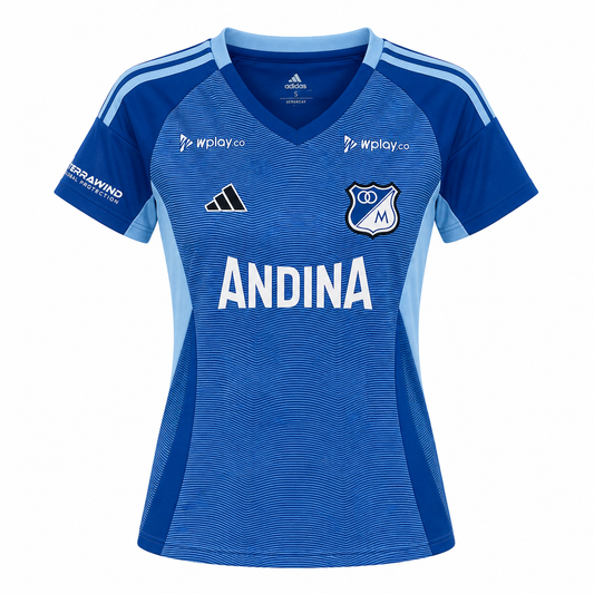Camiseta Millonarios FC Local 2024/25 - (Versión Femenina)