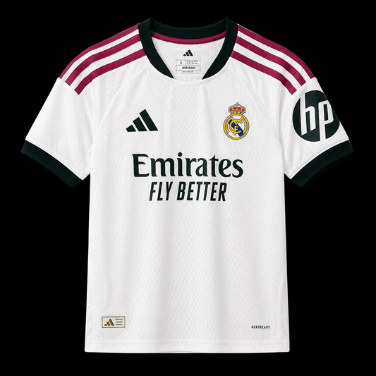 Jersey Real Madrid para Hombre 26/27 – Camiseta de Fútbol Blanca Edición Premium Estilo Deportivo