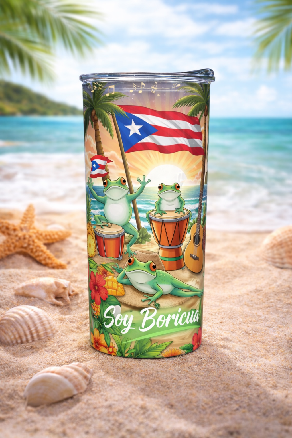 Tumbler Boricua 20oz – Stainless Steel | Puerto Rico Design. Boricua Tumbler 20oz – Puerto Rico Stainless Steel Cup