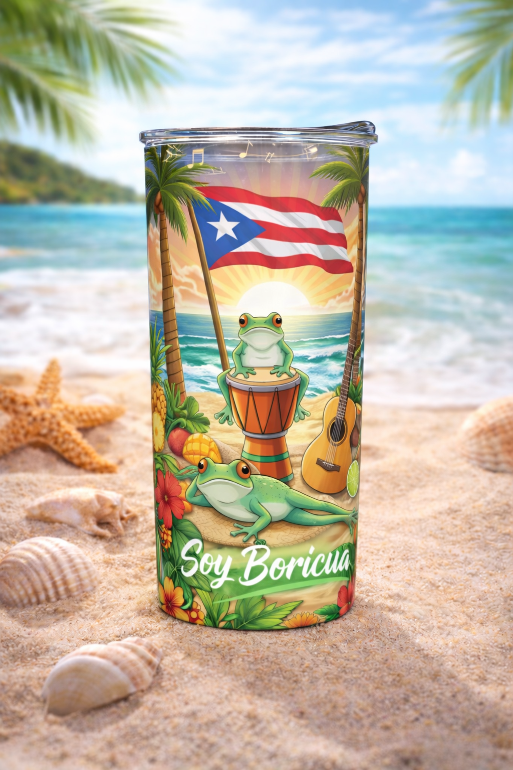 Tumbler Boricua 20oz – Stainless Steel | Puerto Rico Design. Boricua Tumbler 20oz – Puerto Rico Stainless Steel Cup
