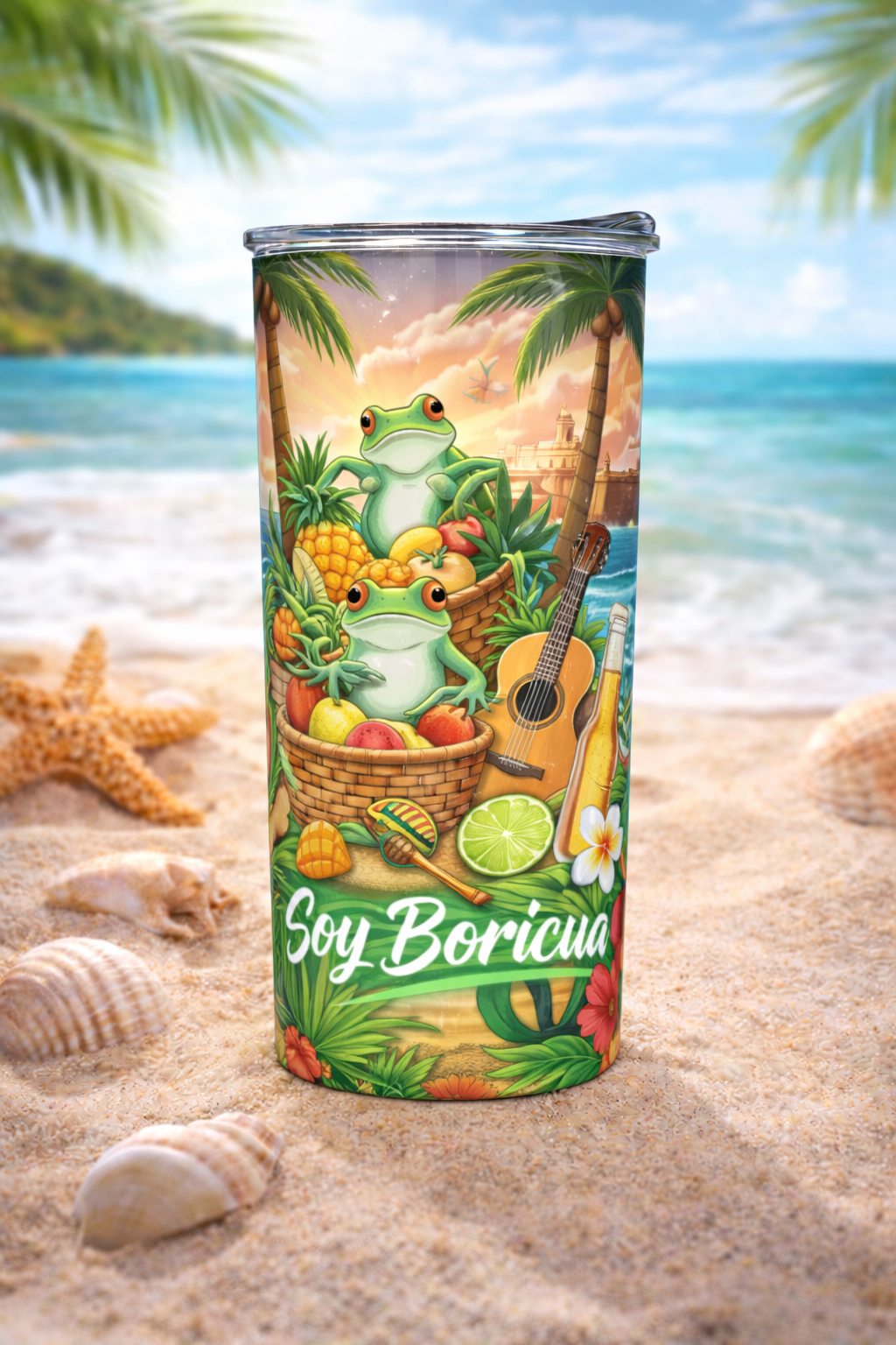 Tumbler Boricua 20oz – Stainless Steel | Puerto Rico Design. Boricua Tumbler 20oz – Puerto Rico Stainless Steel Cup