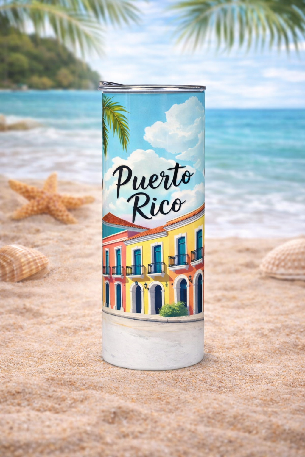 Boricua Tumbler 20oz – Puerto Rico Design | Puerto Rico Pride Tumbler
