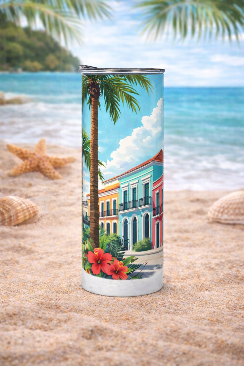 Boricua Tumbler 20oz – Puerto Rico Design | Puerto Rico Pride Tumbler